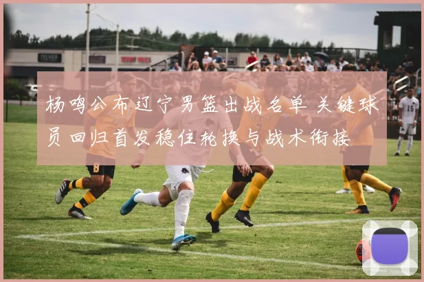 杨鸣公布辽宁男篮出战名单 关键球员回归首发稳住轮换与战术衔接